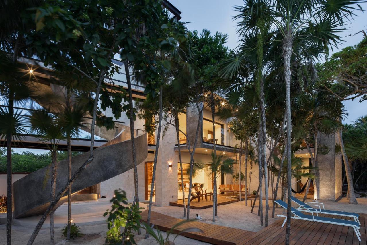 Ferienwohnung Tulsayab Luxury Development Tulum Exterior foto
